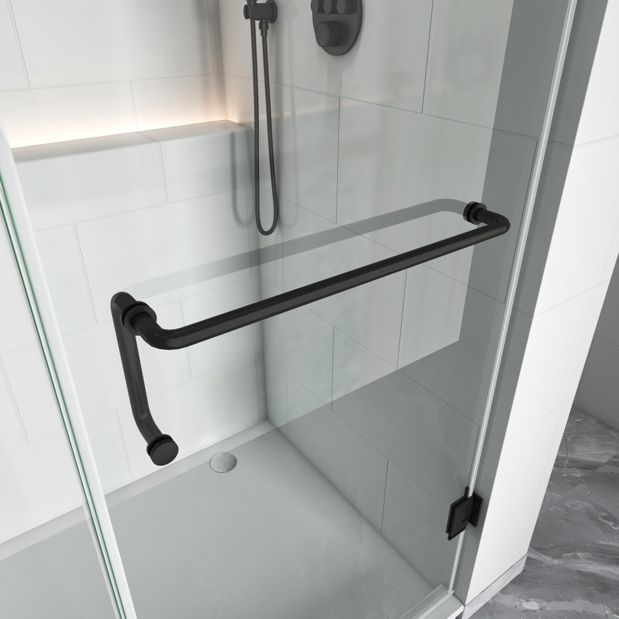 Frameless Swing Shower Door – 72" – Model BC04
