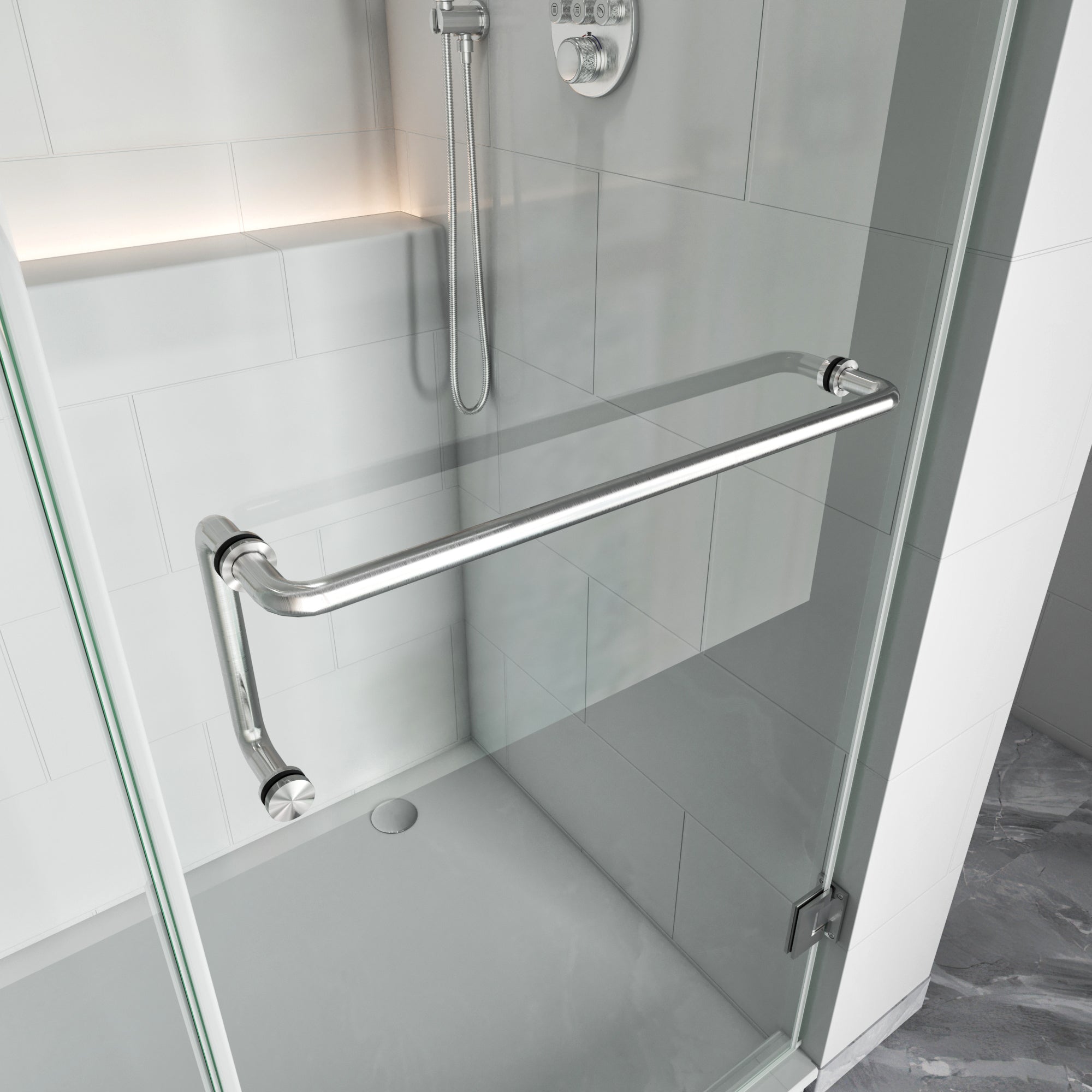 Frameless Swing Shower Door – 72" – Model BC04