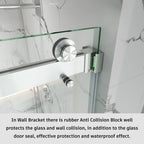 Frameless Double Sliding Shower Door – Model BD01