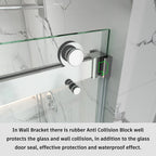 Frameless Double Sliding Shower Door – Model BD01
