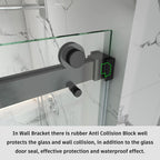 Frameless Double Sliding Shower Door – Model BD01