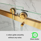 Frameless Double Sliding Shower Door – Model BD01