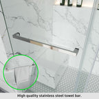 Frameless Single Sliding Shower Door – Model BS05