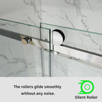 Frameless Single Sliding Shower Door – Model BS05