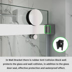 Frameless Single Sliding Shower Door – Model BS05