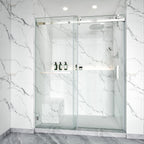 Frameless Single Sliding Shower Door – Model BS05