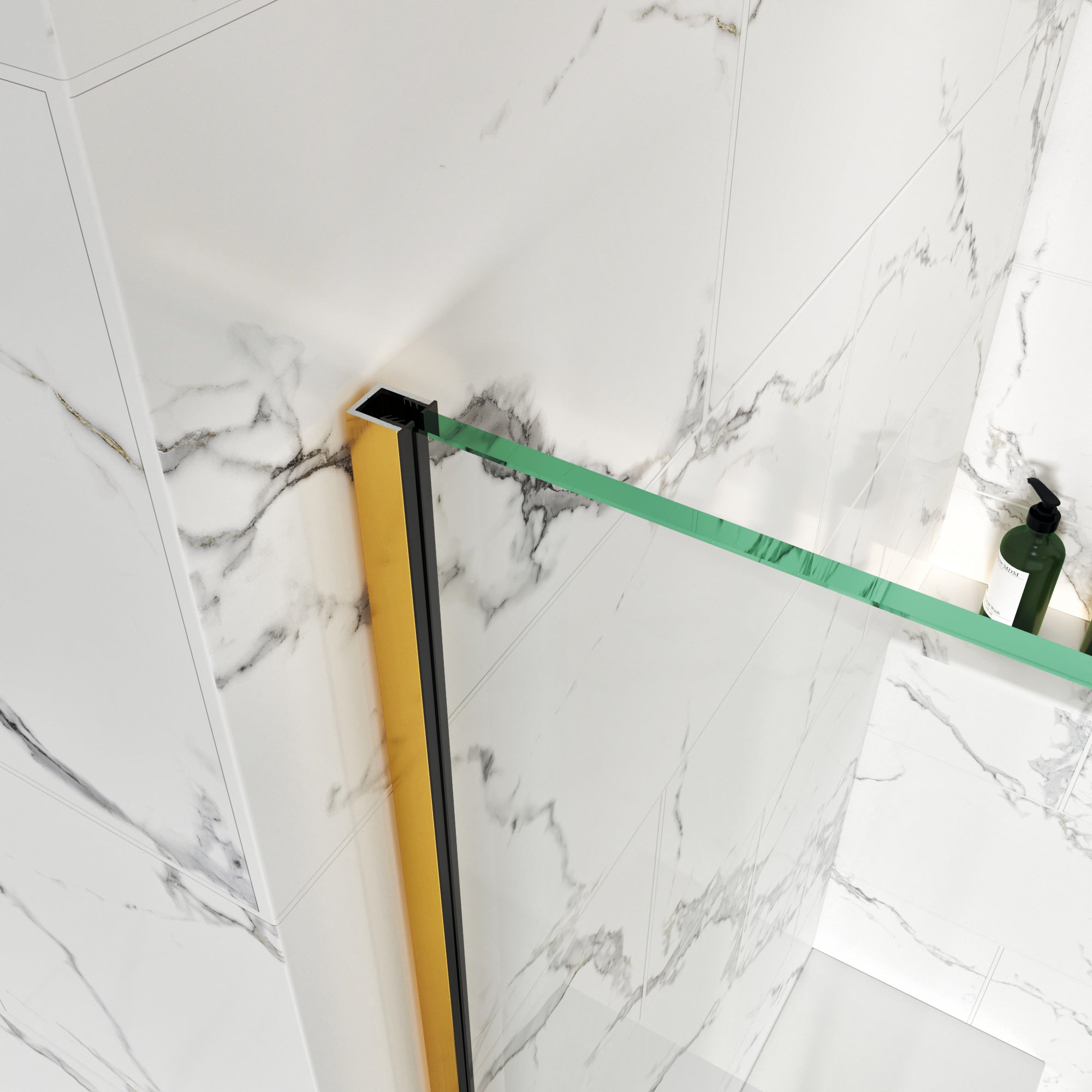 Semi-Frameless U-Channel Swing Shower Door – 79" – Model BC09