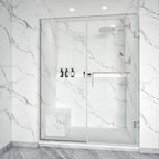 Semi-Frameless U-Channel Swing Shower Door – 79" – Model BC09