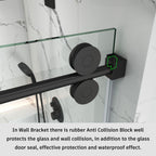Frameless Single Sliding Shower Door – Model BS04