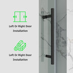Frameless Single Sliding Shower Door – Model BS04