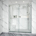 Frameless Single Sliding Shower Door – Model BS04