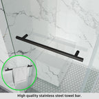 Frameless Single Sliding Bathtub Shower Door – Model BS04