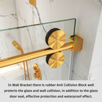 Frameless Single Sliding Bathtub Shower Door – Model BS04
