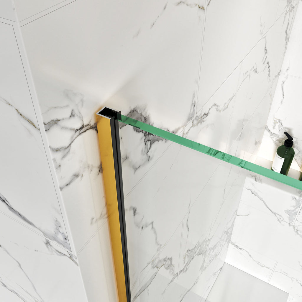Semi-Frameless U-Channel Swing Shower Door – 72" – Model BC07