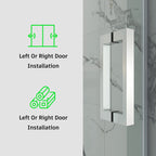 Frameless Single Sliding Bathtub Shower Door – Model BS05