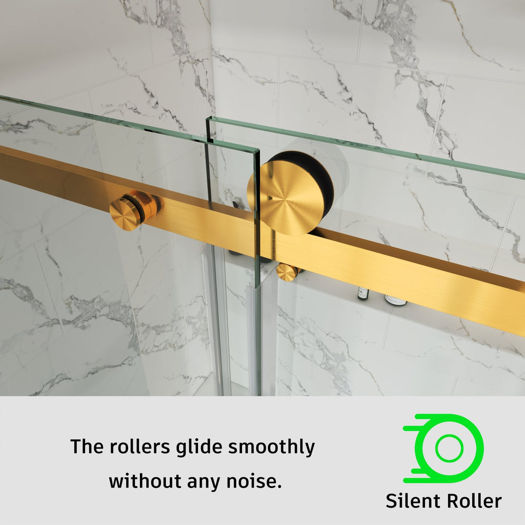 Frameless Single Sliding Bathtub Shower Door – Model BS05