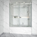 Frameless Single Sliding Bathtub Shower Door – Model BS05