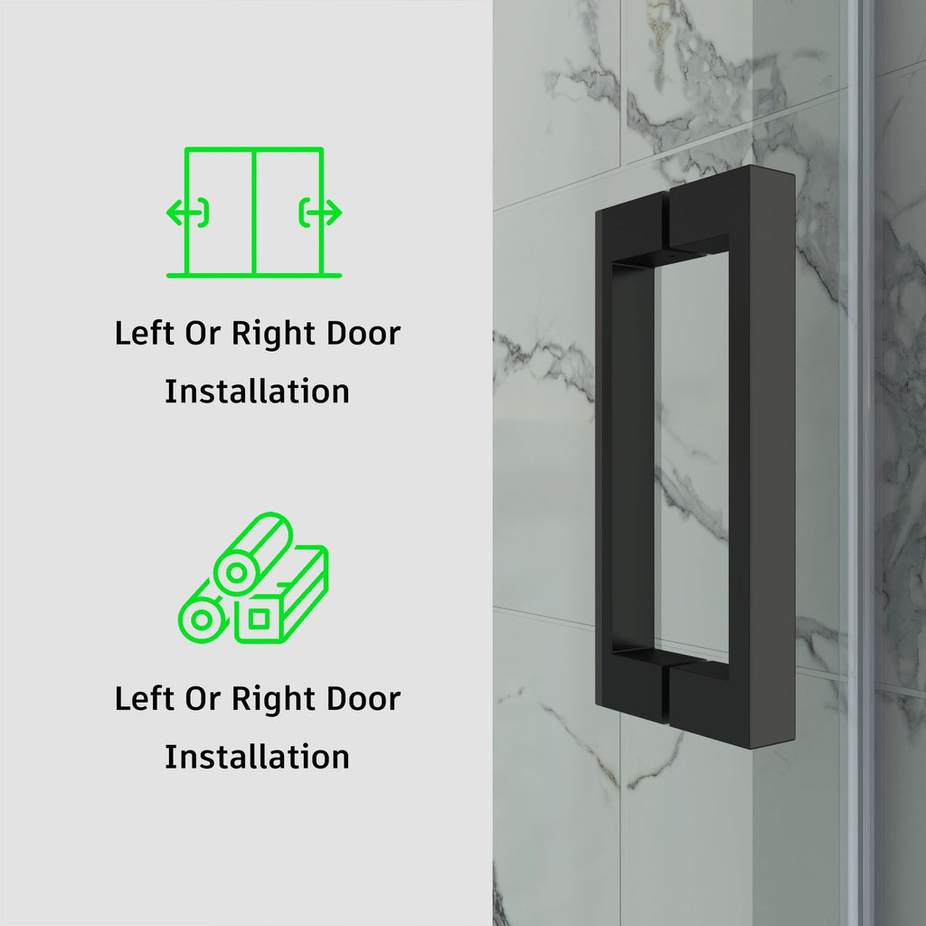 Frameless Single Sliding Bathtub Shower Door – Model BS05