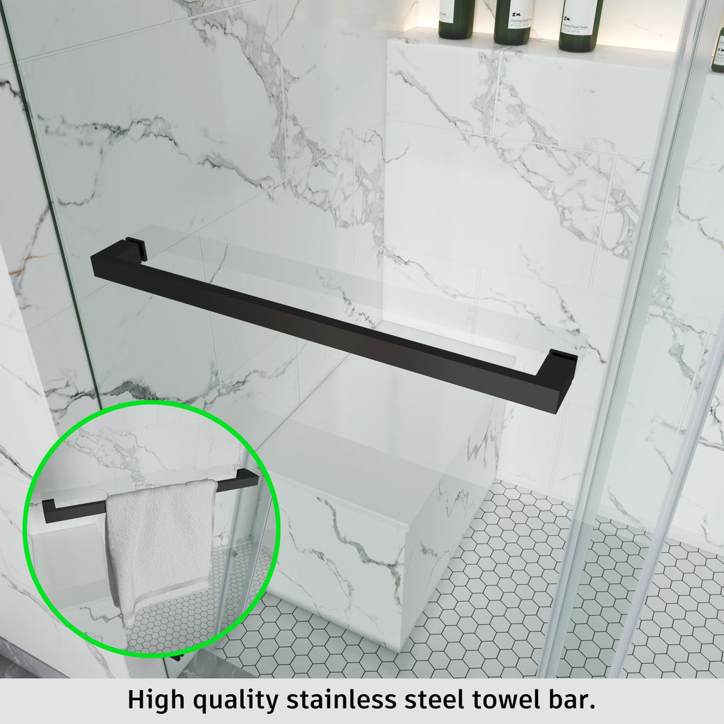 Frameless Single Sliding Bathtub Shower Door – Model BS05