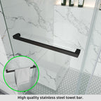 Frameless Single Sliding Bathtub Shower Door – Model BS05