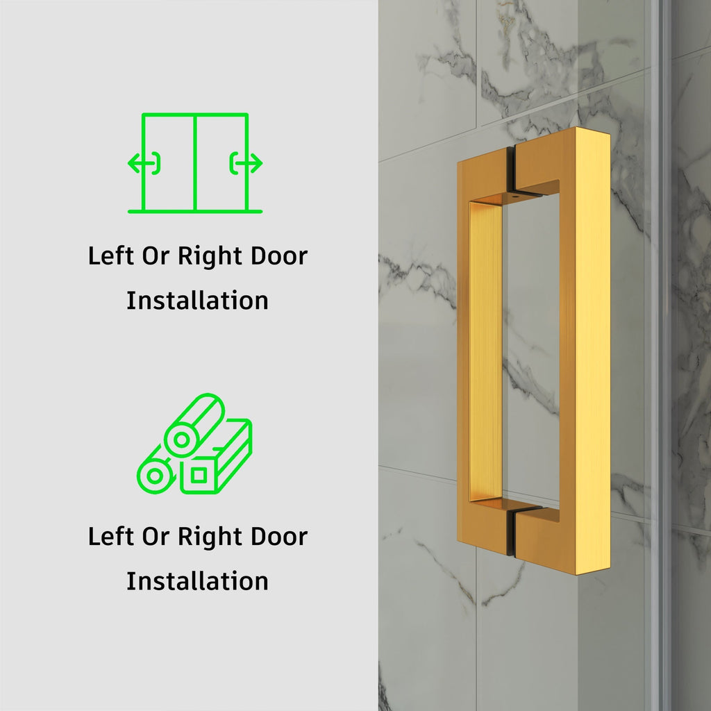 Frameless Single Sliding Bathtub Shower Door – Model BS05