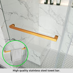 Frameless Single Sliding Bathtub Shower Door – Model BS05