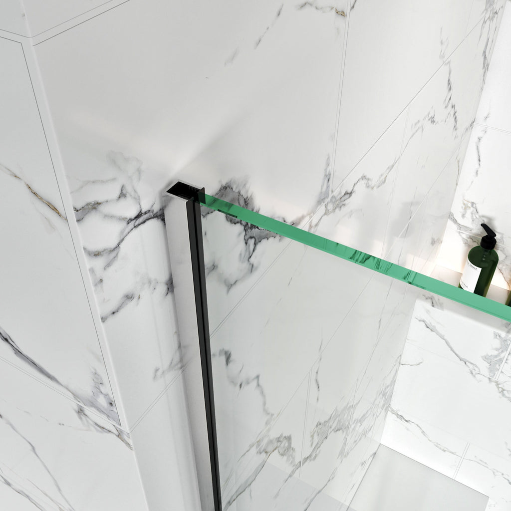 Semi-Frameless U-Channel Swing Shower Door – 76" – Model BC08