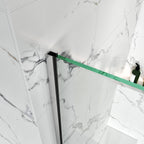 Semi-Frameless U-Channel Swing Shower Door – 76" – Model BC08
